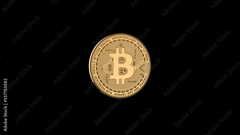 Bitcoin Transparent Alpha Video Animation Bitcoin Transparent Alpha Video Animation