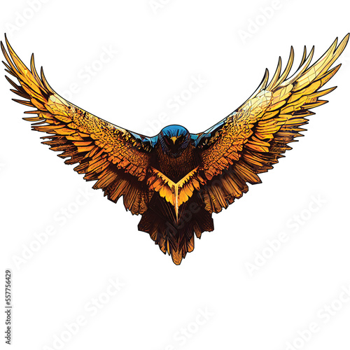 Adler Greif Vogel golden