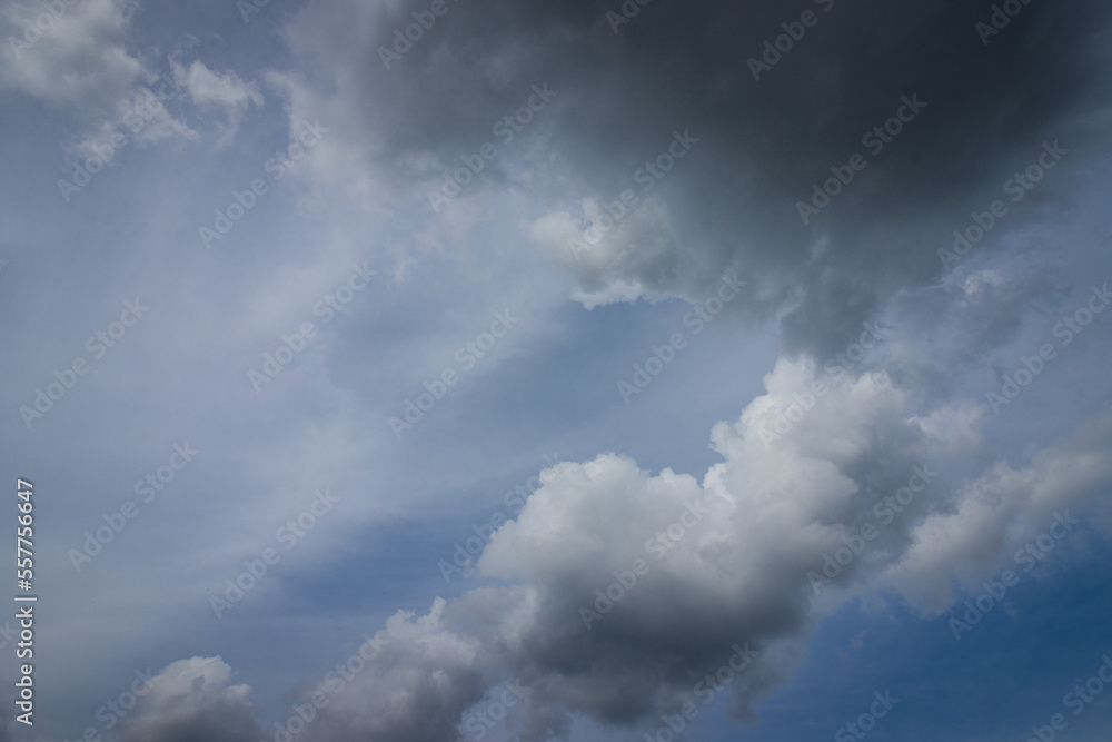 Dark clouds in the sky Dark clouds in the sky
