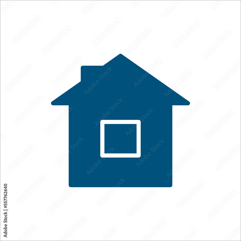Minimal house home icon for web homepage symbol. Stock vector illustration isolated on white background. Minimal house home icon for web homepage symbol. Stock vector illustration isolated on white background.