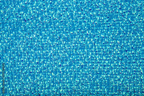 glitter household cleaning blue sponge