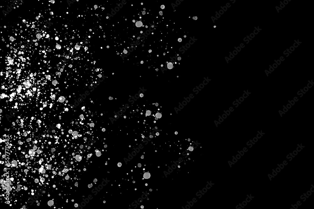 Splash of water isolated in the dark for use in advertising images with screen mode. Drops of water in the dark for use in the project, use as an element or background mock up, for compositing Splash of water isolated in the dark for use in advertising images with screen mode. Drops of water in the dark for use in the project, use as an element or background mock up, for compositing
