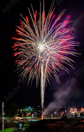 Bright colorful fireworks © KAVIN