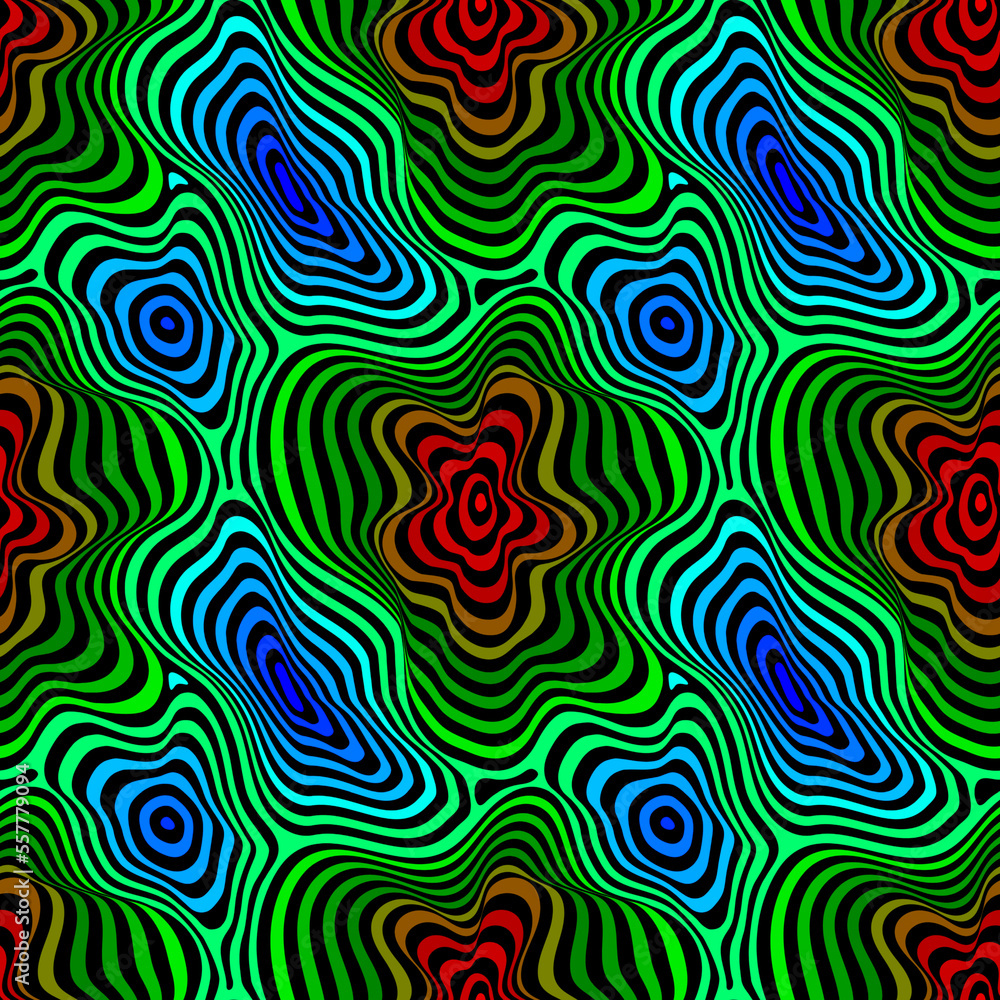 Obraz premium Abstract silk scarf pattern with paisley. Beautiful Oriental Paisley Pattern. Classic paisley elements for textile design. 