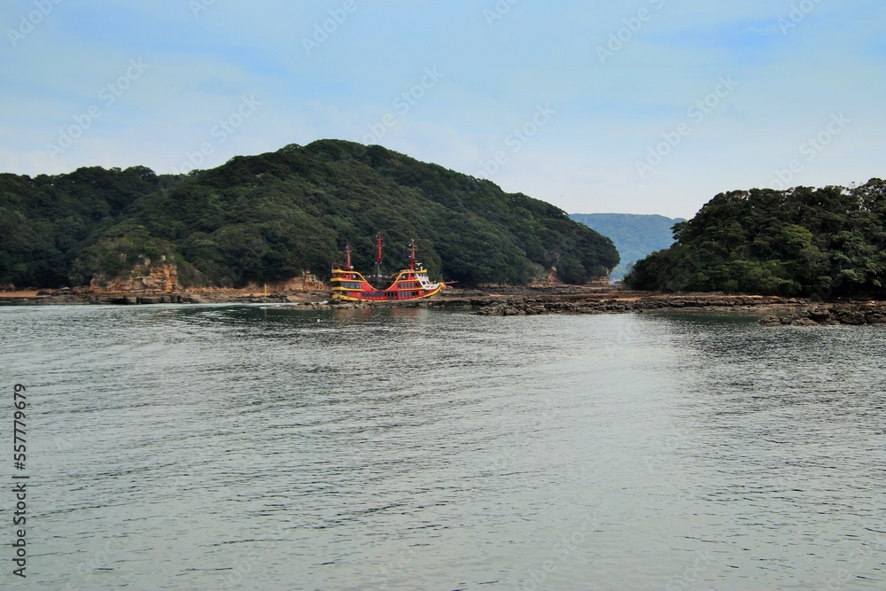 長崎県佐世保市の九十九島風景