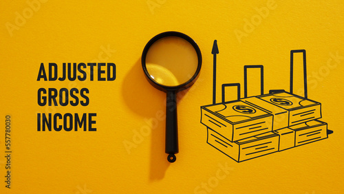 Adjusted Gross Income AGI is shown using the text