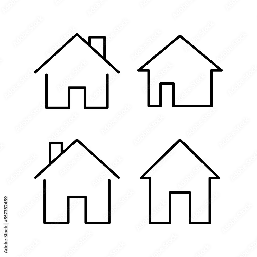 House icon vector for web and mobile app. Home sign and symbol House icon vector for web and mobile app. Home sign and symbol