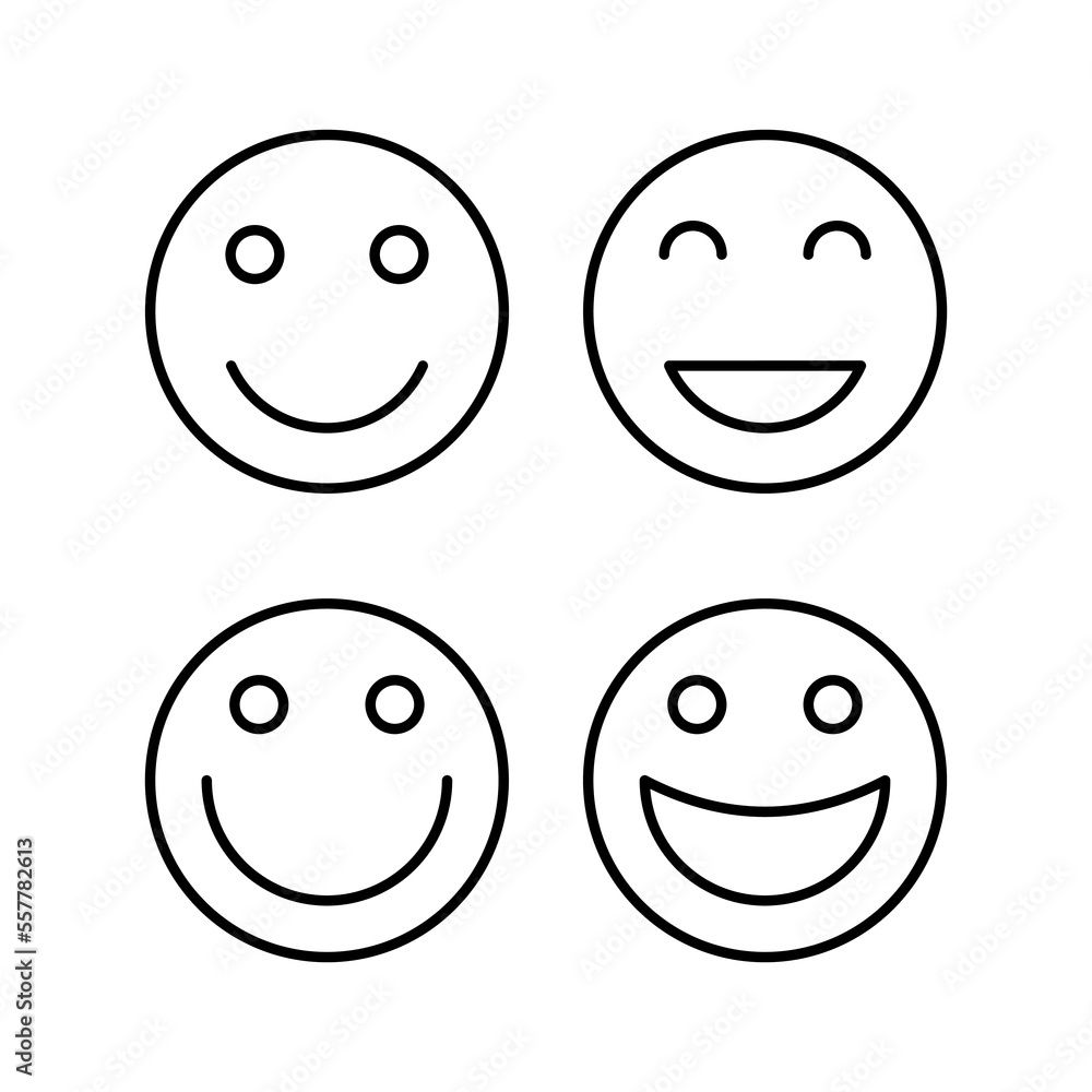 smile icon vector for web and mobile app. smile emoticon icon. feedback sign and symbol smile icon vector for web and mobile app. smile emoticon icon. feedback sign and symbol