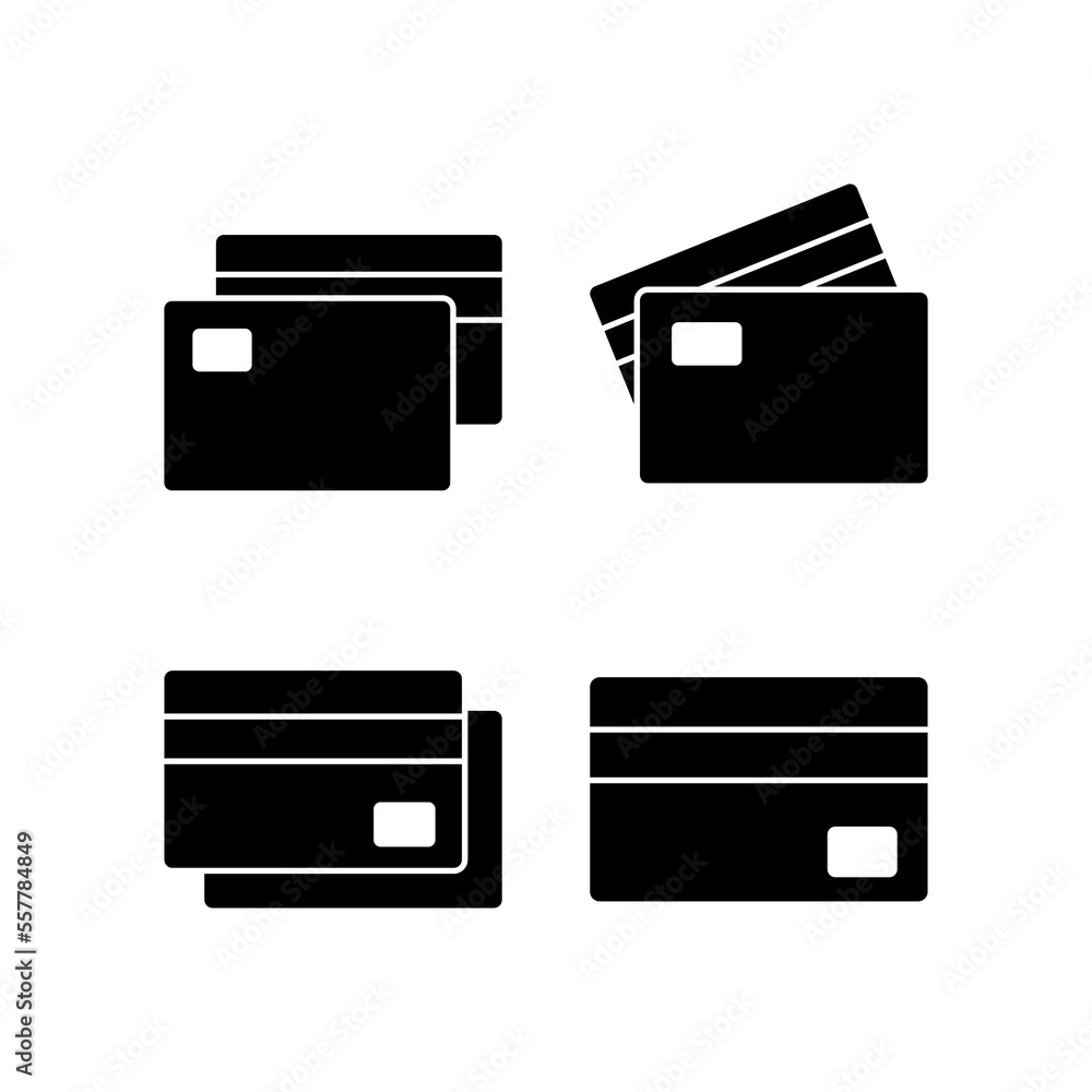 Credit card icon vector for web and mobile app. Credit card payment sign and symbol Credit card icon vector for web and mobile app. Credit card payment sign and symbol