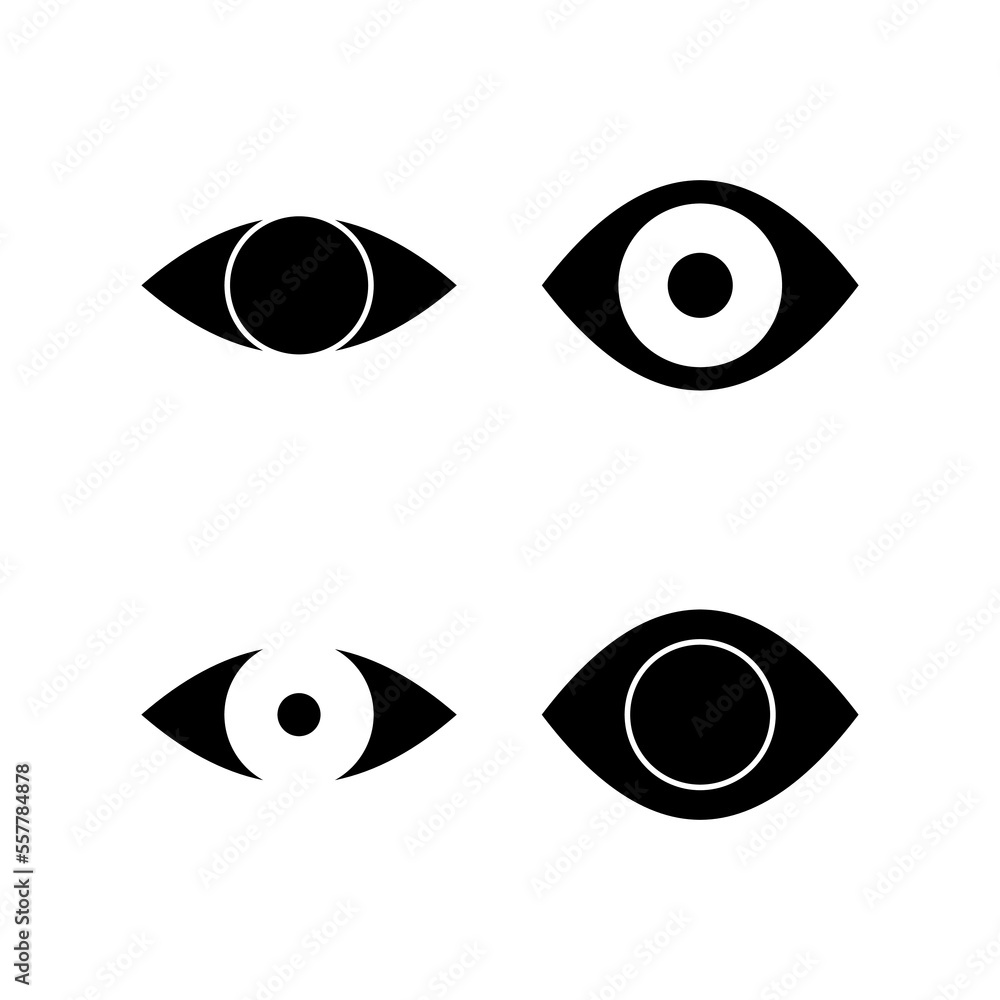 Eye icon vector for web and mobile app. Eye sign and symbol. Look and Vision icon. Eye icon vector for web and mobile app. Eye sign and symbol. Look and Vision icon.