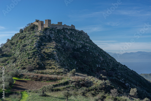 view of the ancient castle in Reggio Calabria St Aniceto