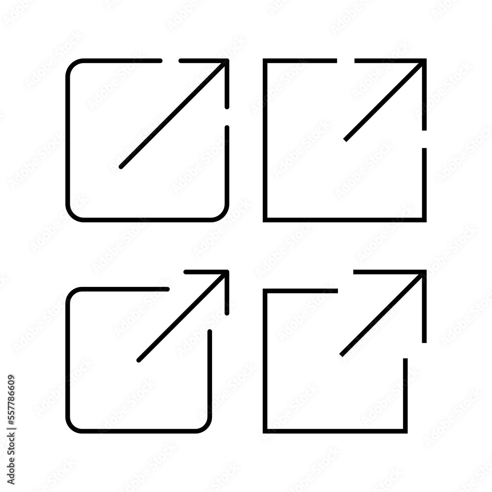 External link icon vector for web and mobile app. link sign and symbol. hyperlink symbol External link icon vector for web and mobile app. link sign and symbol. hyperlink symbol