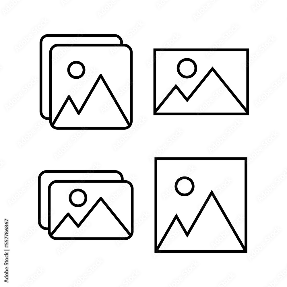 Picture icon vector for web and mobile app. photo gallery sign and symbol. image icon Picture icon vector for web and mobile app. photo gallery sign and symbol. image icon