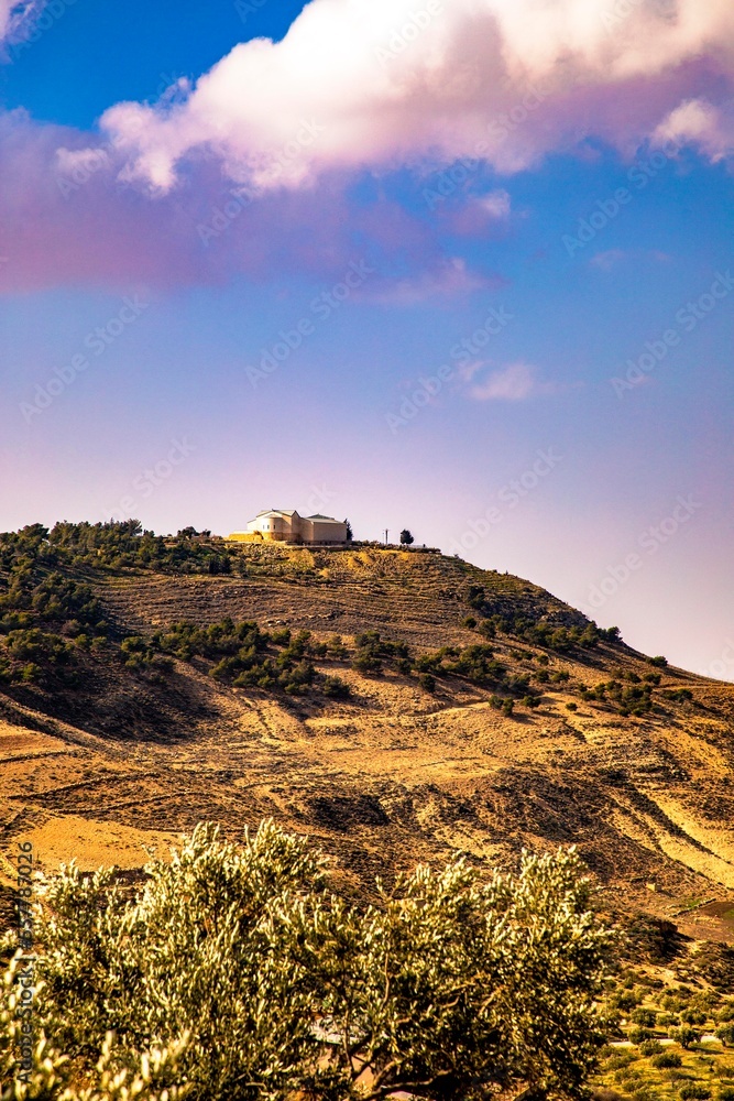 Fototapeta premium جبل نيبو - مقام سيدنا المسيح - الاردن - Mount Nebo and the place of Jesus Christ - Jordan