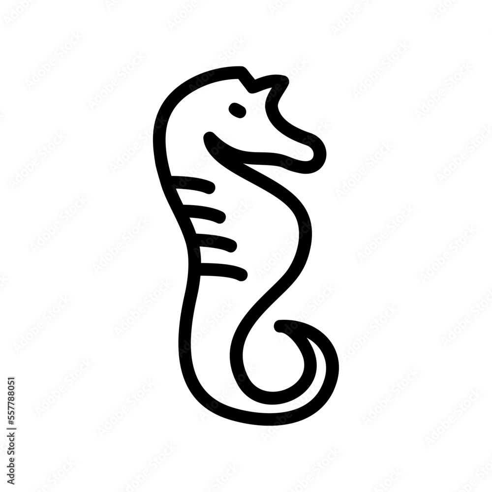 Fototapeta premium Seahorse Icon