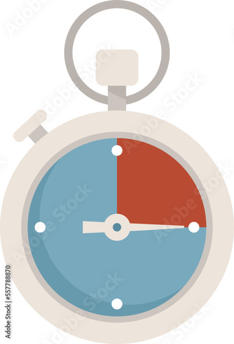 Stopwatch interval icon flat vector. Stop clock. Watch timer isolated