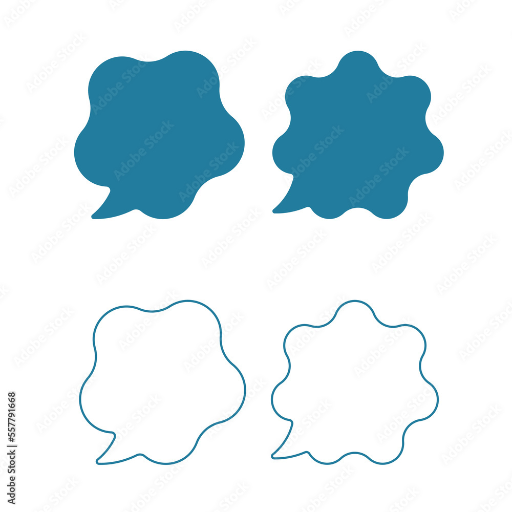 Speech bubbles vector icon set. Line and glyph sign collection for mobile concept and web design. Symbol, logo illustration. Vector graphics Speech bubbles vector icon set. Line and glyph sign collection for mobile concept and web design. Symbol, logo illustration. Vector graphics