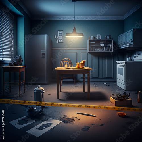 Crime scene, interiors, decoration, background, scene, wallpaper, police, horror.
