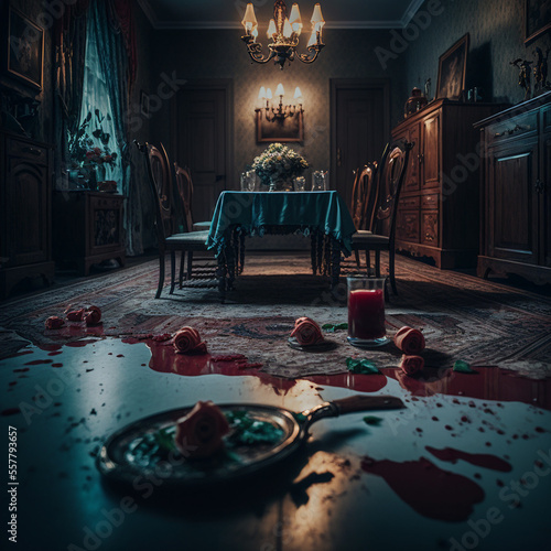 Crime scene, interiors, decoration, background, scene, wallpaper, police, horror