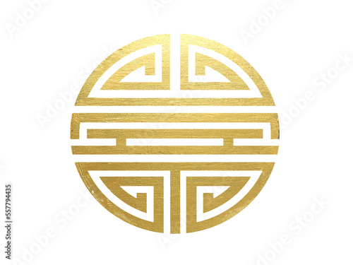 gold painting chinese shou longevity symbol png.

