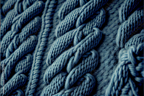 Close up woolen knitted pat...