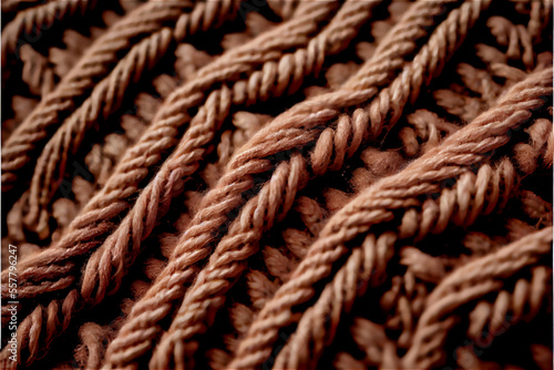 Close up woolen knitted pat...