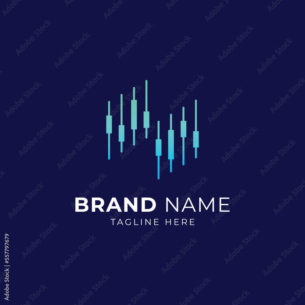 N Letter Logo With Analytics Illustration, Analytics N Icon. N Letter Logo With Analytics Illustration, Analytics N Icon.