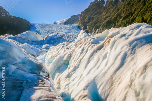 Franz Josef Glacier in Southern Alps, New Zealand South Island