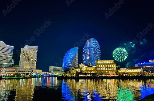 みなとみらいの花火