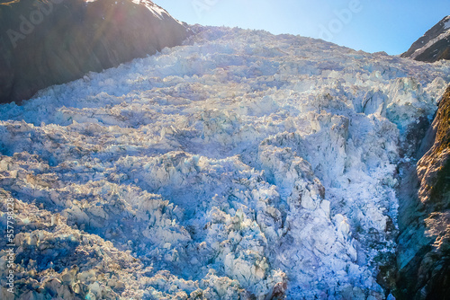 Franz Josef Glacier in Southern Alps, New Zealand South Island photo