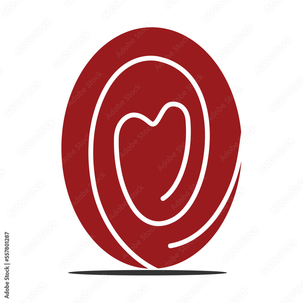Love Hearth Care logo template Icon Illustration Brand Identity