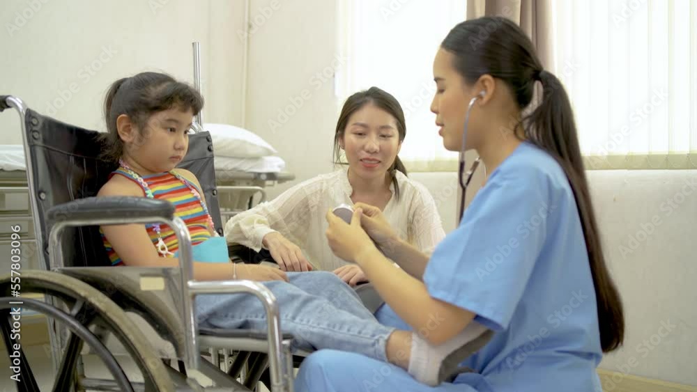 Female Doctor Pediatrician Using Stethoscope Listen Heart Of Happy female-doctor-pediatrician-using-stethoscope-listen-heart-of-happy