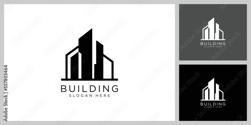 Building logo vector design template
