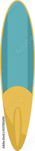 Oak sup board icon flat vector. Surf paddle. Water beach isolated