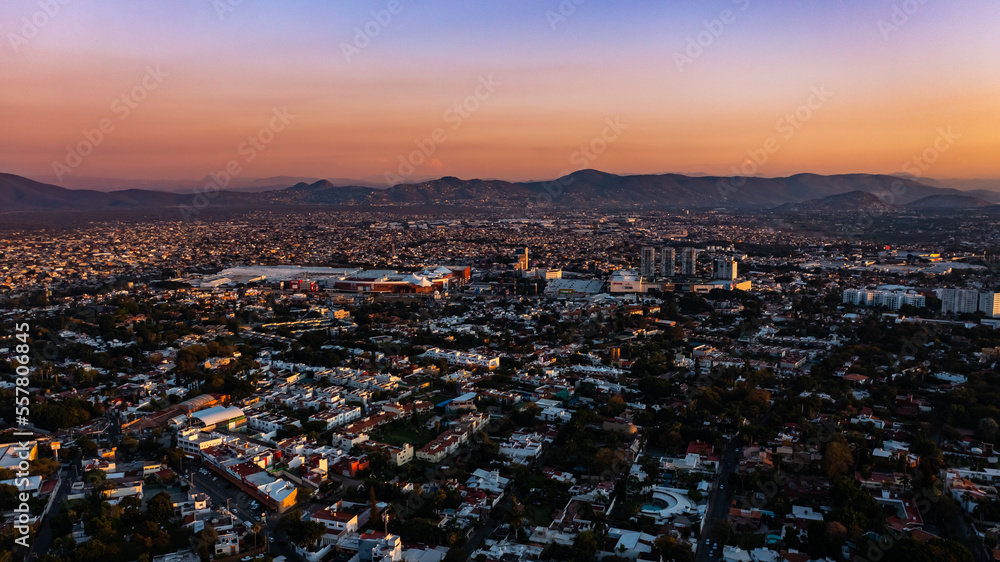 Aerial view of the city of Cuernavaca
