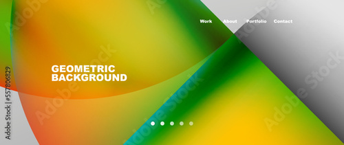 Circles and round elements abstract background design for wallpaper, banner, background, landing page, wall art, invitation, prints