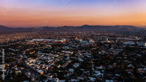 Aerial view of the city of Cuernavaca photo