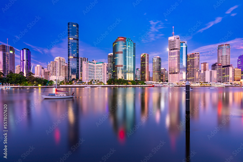 Obraz premium Brisbane CBD Dawn, QLD