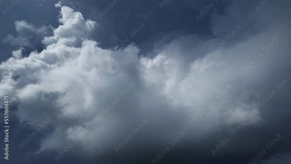 Dramatic dark storm clouds are moving fast, 4k Dramatic dark storm clouds are moving fast, 4k
