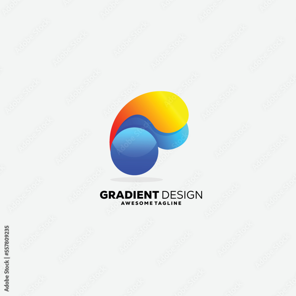 snail gradient colorful design logo illustration snail gradient colorful design logo illustration