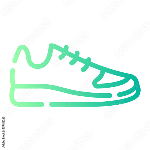 shoe gradient icon