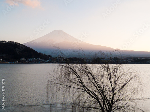 Mount Fuji scenery in Lake Kawaguchi, Japan © pinhow