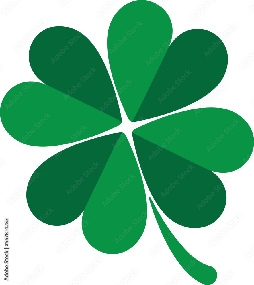 Four-leaf clover icon Vector. Irish Symbol for St Patrick's Day. Luck Sign. Four-leaf clover icon Vector. Irish Symbol for St Patrick's Day. Luck Sign.