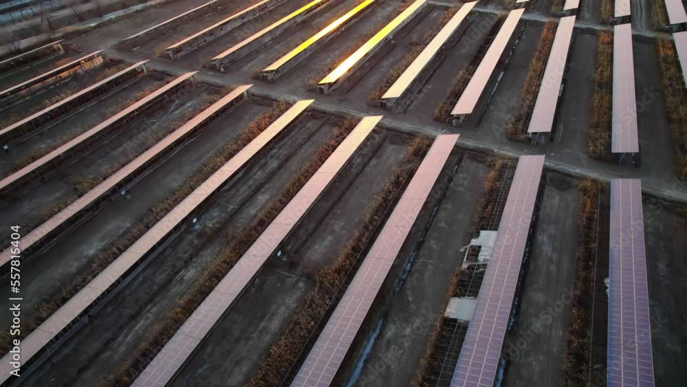 Photovoltaic energy Aerial photo of solar panels Photovoltaic energy Aerial photo of solar panels