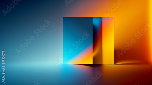 Background image, abstract art, gradient, light, color, digital illustration, AI generated