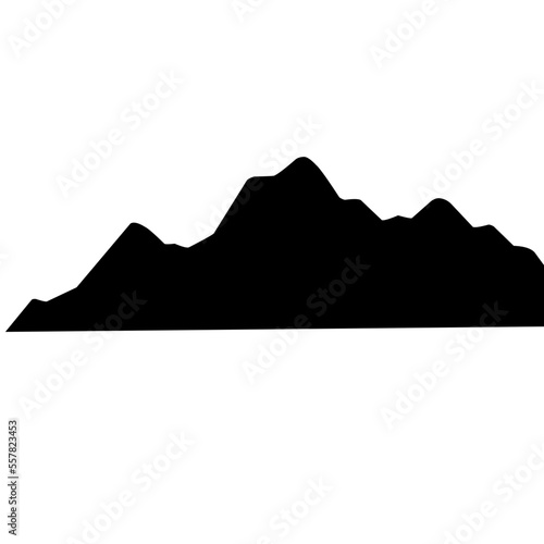 Lanscape Mountain Silhouette