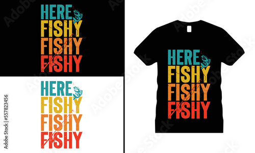 Fishing Lover T-shirt Design vector. Use for T-Shirt, mugs, stickers, Cards, etc.