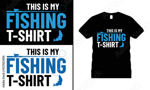 Fishing Lover T-shirt Design vector. Use for T-Shirt, mugs, stickers, Cards, etc.