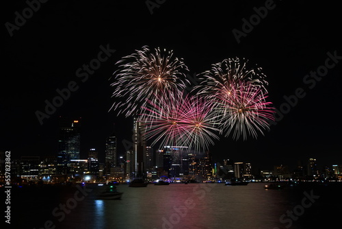 NYE Fireworks Perth 2022/23 © Martin