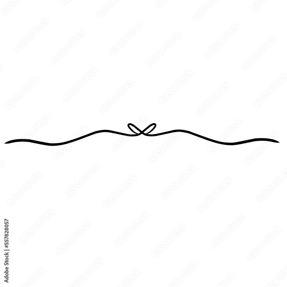 Divider thin line element Divider thin line element